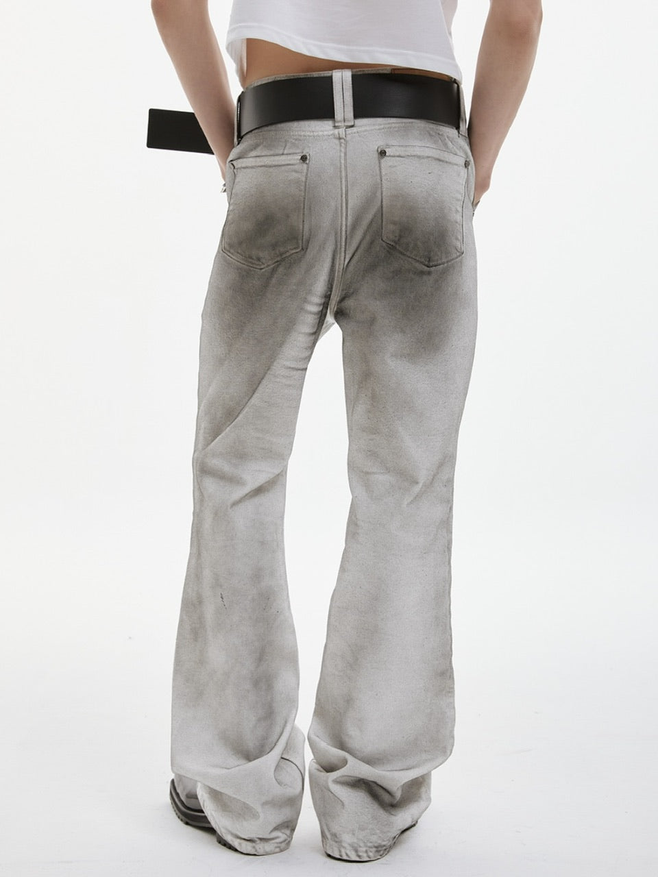 【ESC STUDIO】attractive bootcut jeans/ 【イーエスシーステュディオ】アトラクティブブーツカットデニムパンツ