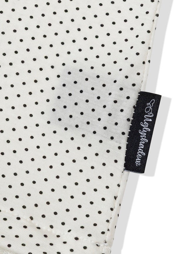 【Uglyshadow】DOTTED RUFFLE DRESS / 【アグリーシャドウ】ドットラッフルチュニック