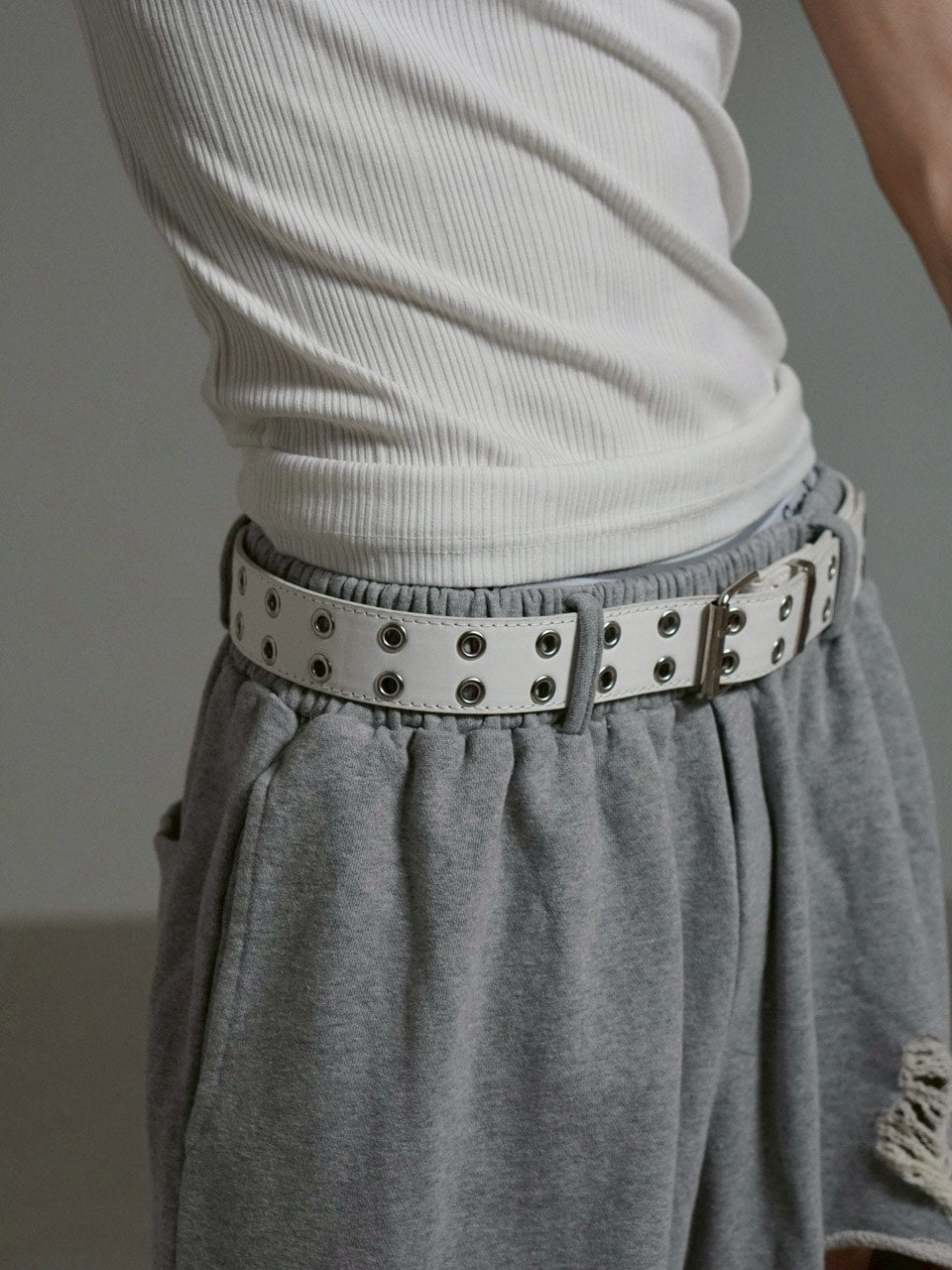 受注制【Chikashitsu +】full length crash sweat pants / 【チカシツプラス】フルレングスクラッシュスウェットパンツ (2color)