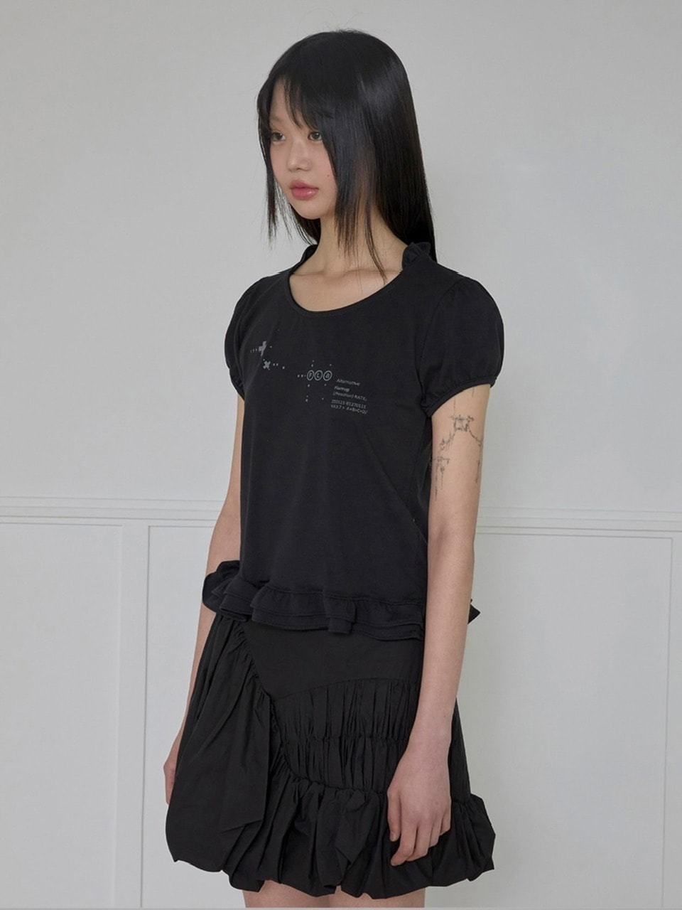 【FLAREUP】Muta Frill Puff T-Shirt