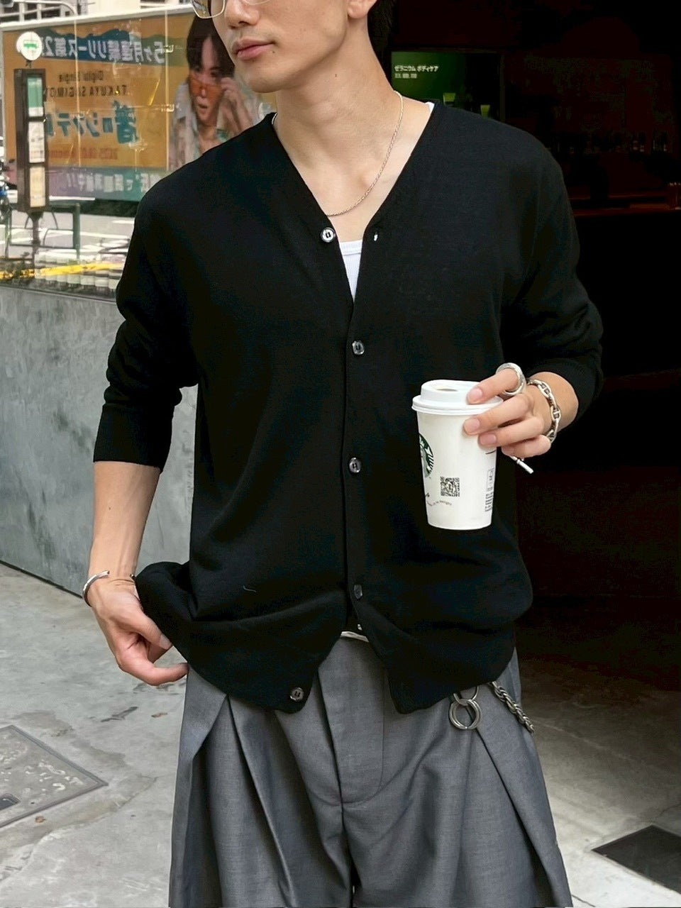 東京店WEB限定【Chikashitsu +】cropped linen knit cardigan / 【チカシツプラス】クロップドリネンニットカーディガン (3color)