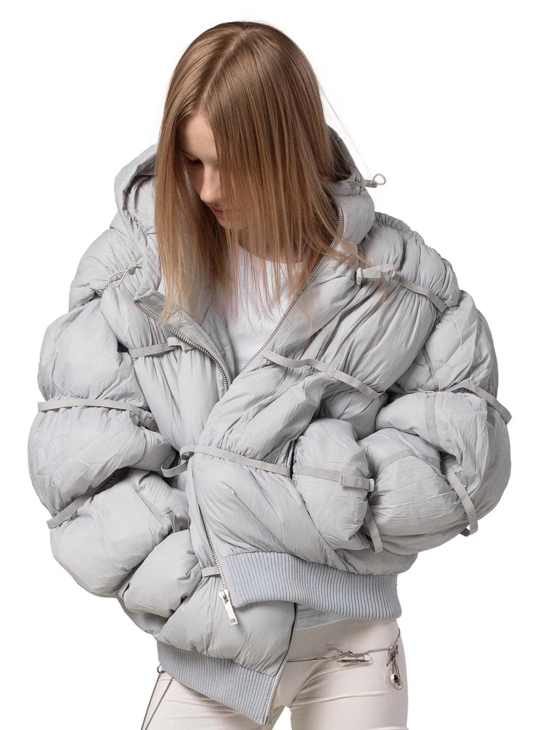 【RACER WORLDWIDE】Puffer Jacket X【レーサーワールドワイド】パファーダウンジャケット