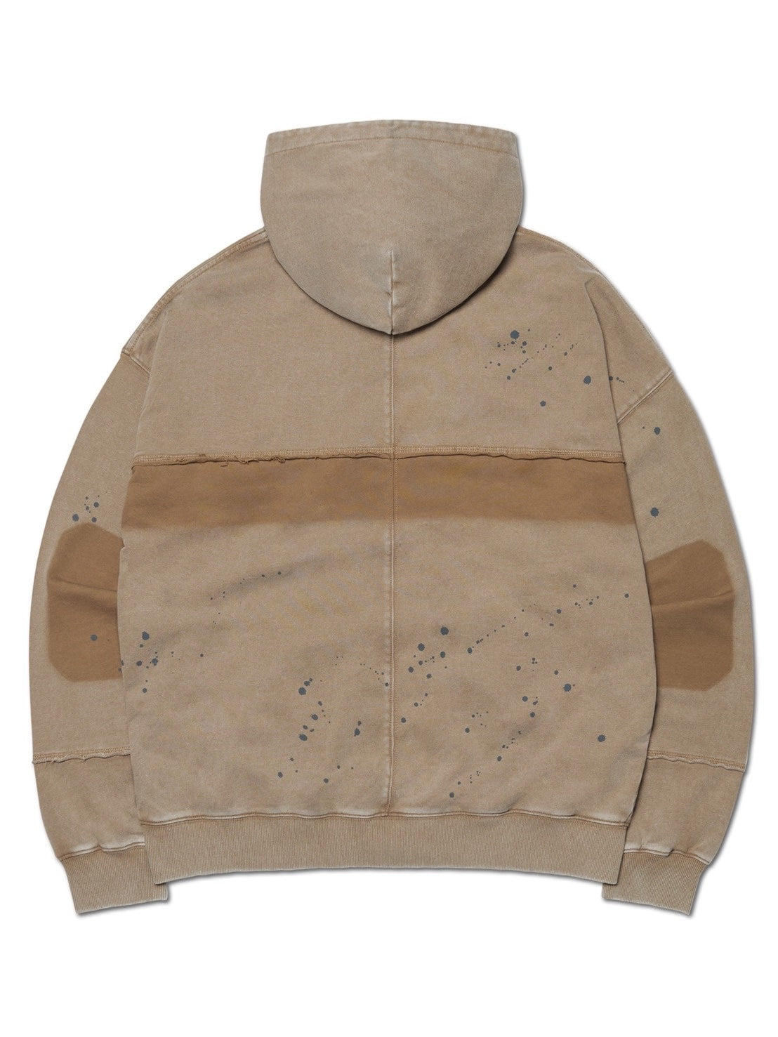 【NOMANUAL】DETACHED PATCH HOODED ZIP-UP