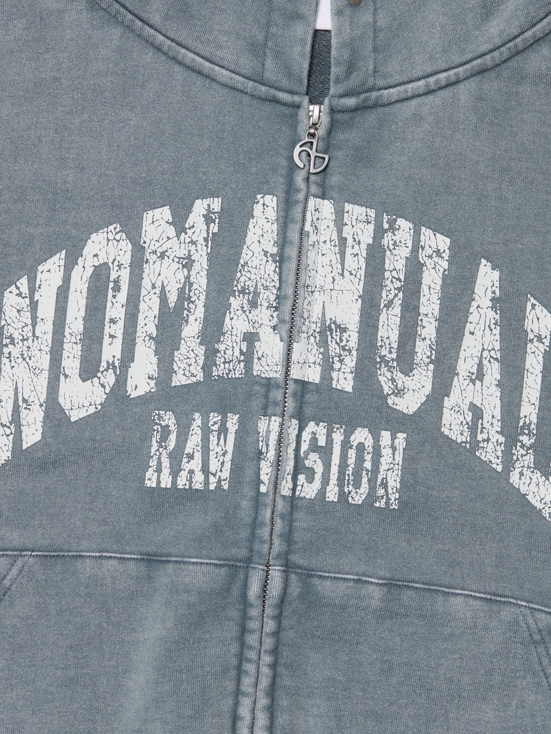 【NOMANUAL】C.A VINTAGE HOODED ZIP-UP