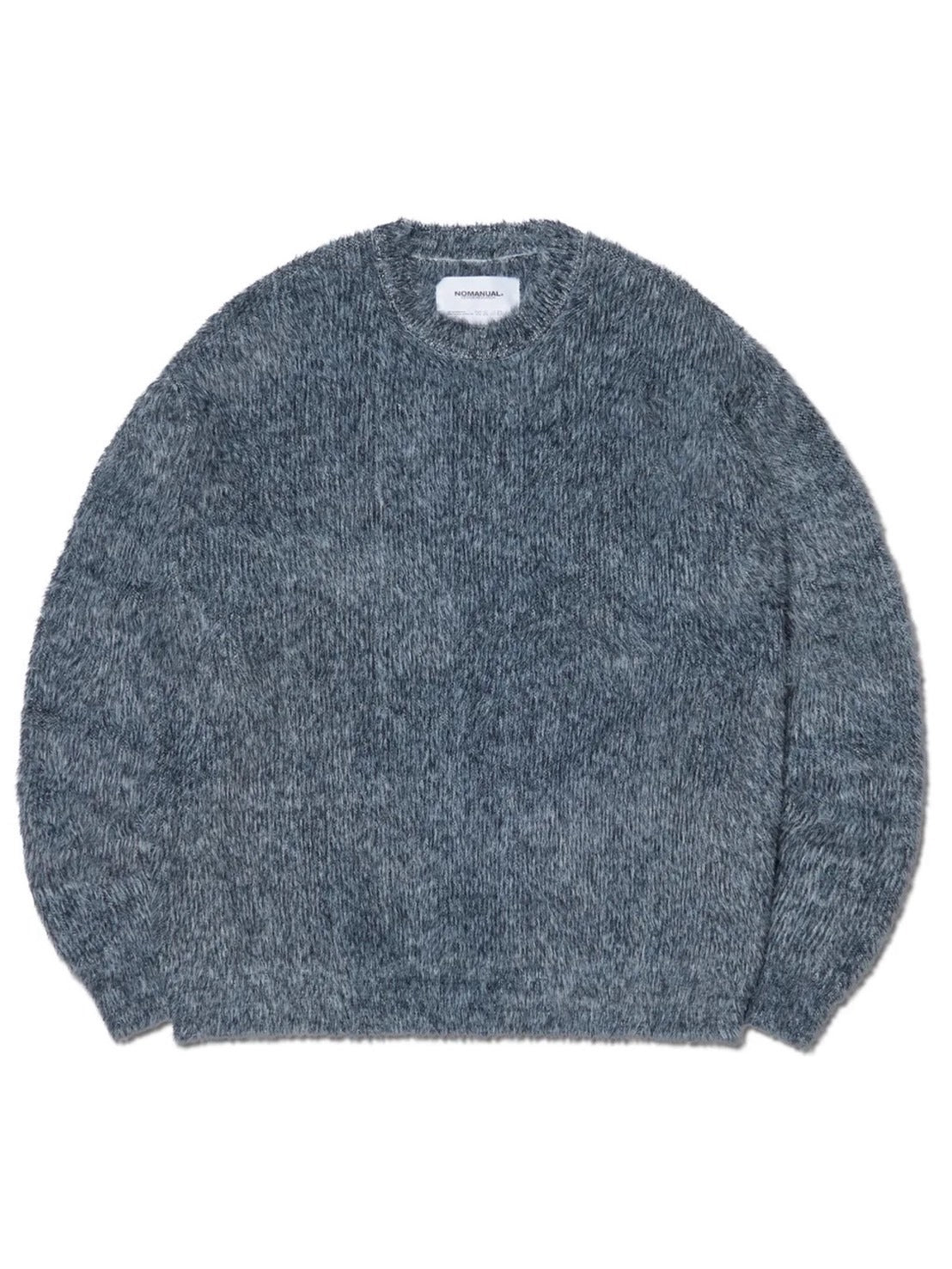 【NOMANUAL】FUZZ HAIRY KNIT