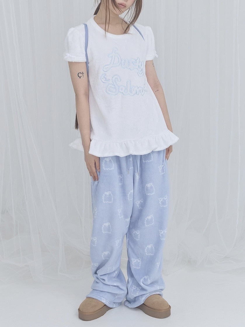 【FANCY X DUSTY】Zzz DUSTY SALON PAJAMA PANTS / 【ファンシー X ダスティ】Ｚｚｚダスティーサロンパジャマパンツ