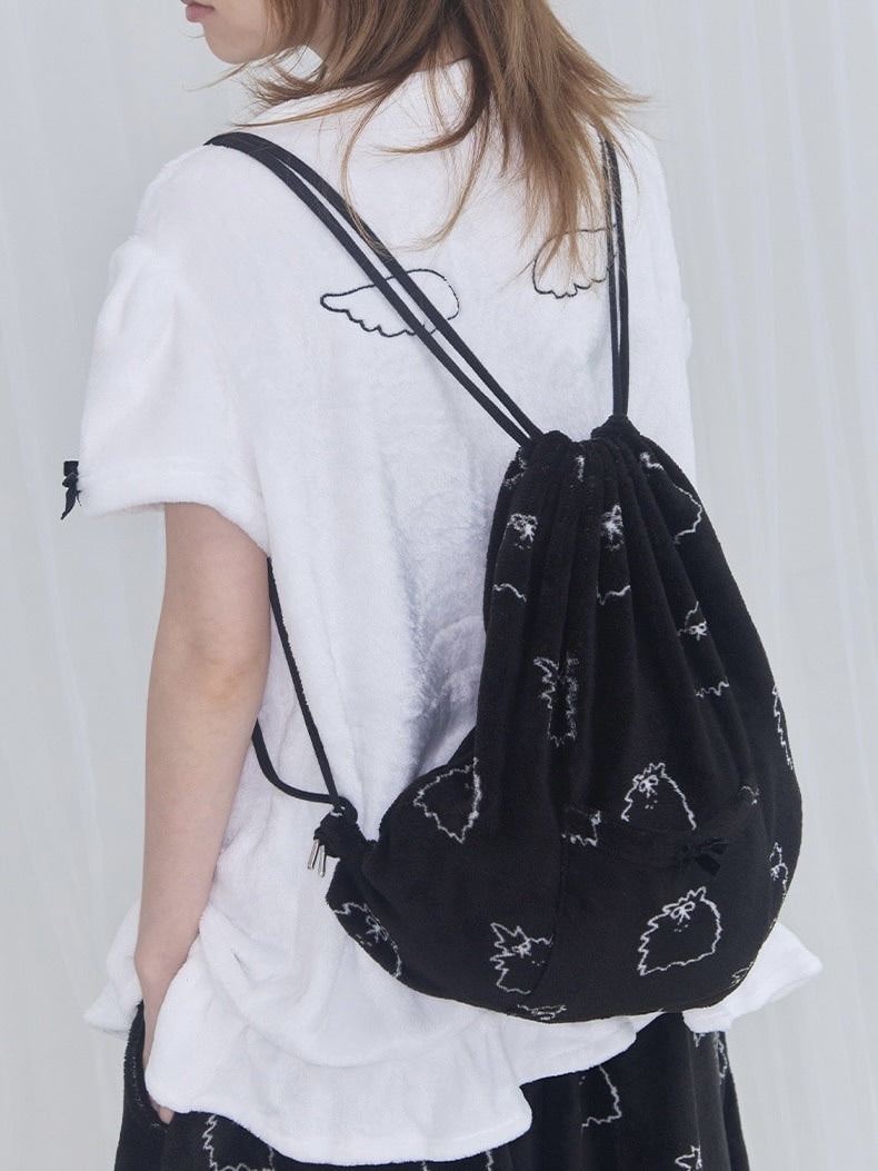 【FANCY X DUSTY】Zzz DUSTY SALON PAJAMA GYM SACK / 【ファンシー X ダスティ】Ｚｚｚダスティーサロンパジャマリュック