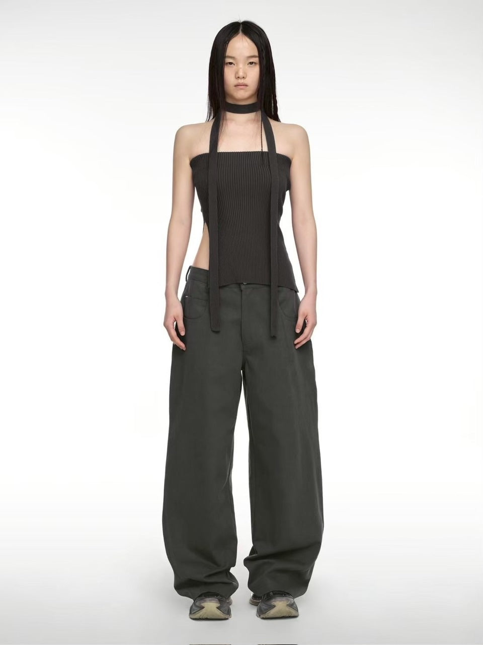 【NACHE】STRAP KNIT TANK TOP