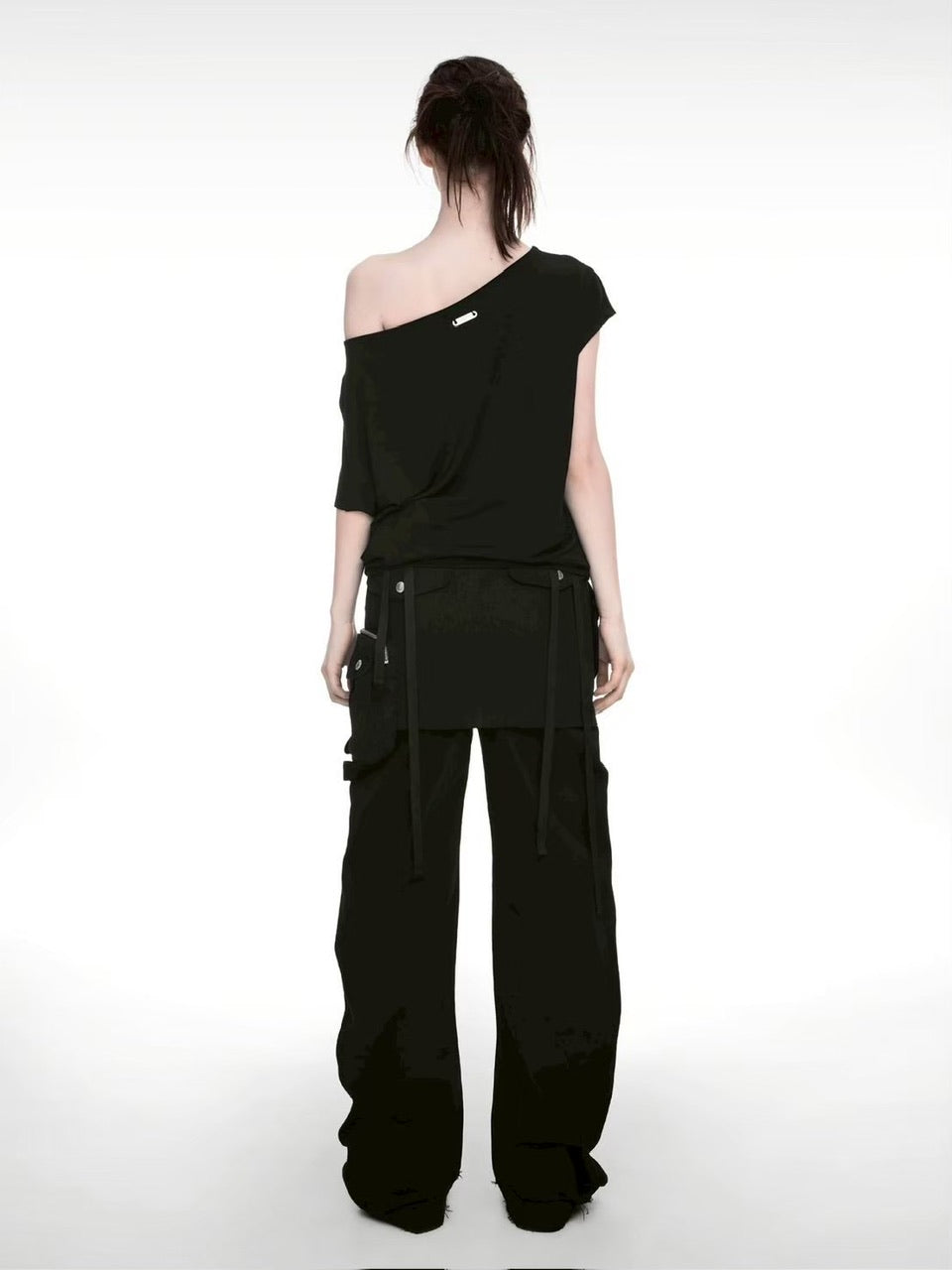 【NACHE】2-WAY PRINTED LOOSE T-SHIRT