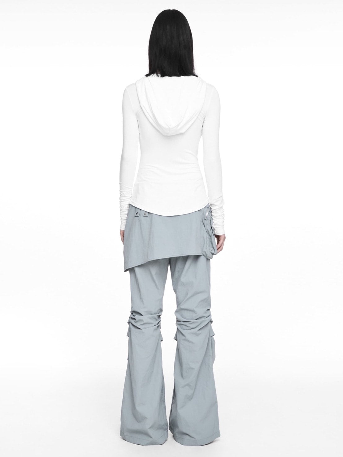 【NACHE】BOOTS CUT SKIRT PANTS (UNISEX)