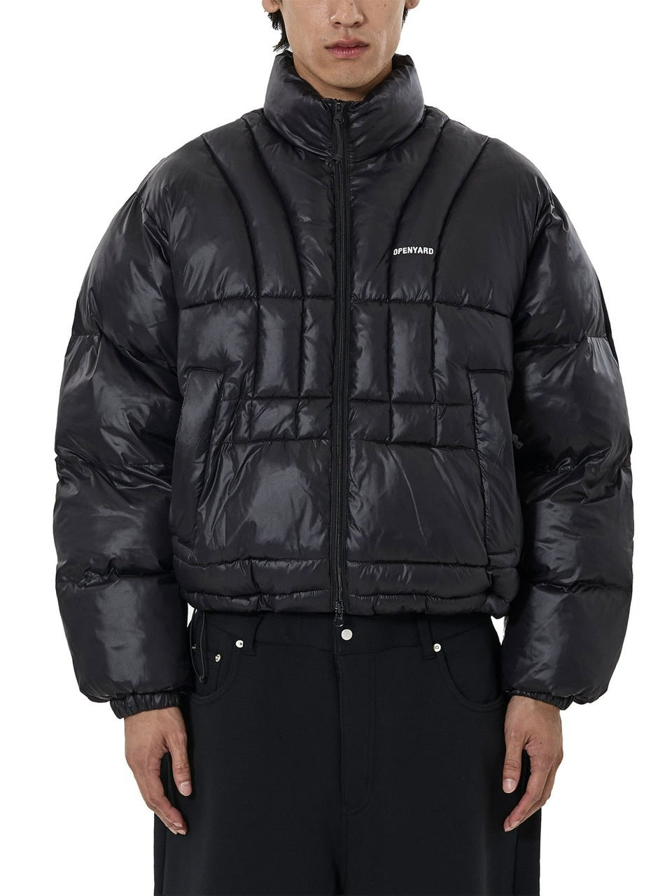 【OY】VERTICAL PANEL PUFFER JACKET
