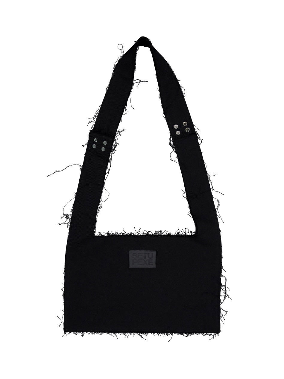 【SETUP‐EXE】TWO-WAY RAW CROSSBAG / 【セットアップエグゼ】ツーウェイロークロスバッグ