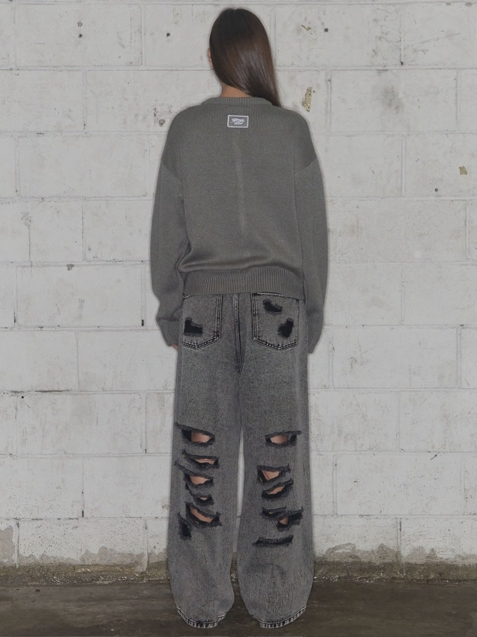 【FANCY CLUB】WASHED DAMAGE DENIM PANTS / 【ファンシークラブ】ウォッシュダメージデニムパンツ