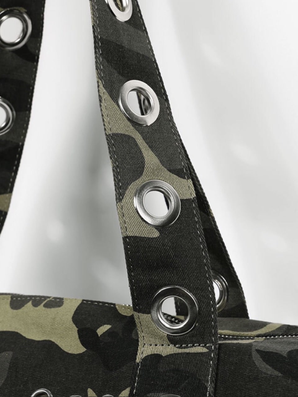 【FANCY CLUB】FFFF EYELET DUFFLE BAG / 【ファンシークラブ】ＦＦＦＦアイレットダッフルバッグ