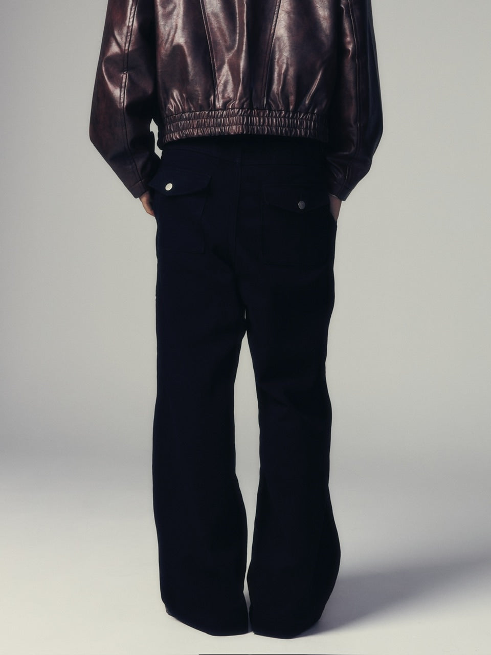 【CS】cotton wide twill pants (black) / 【シーエス】コットンワイドツイルパンツ