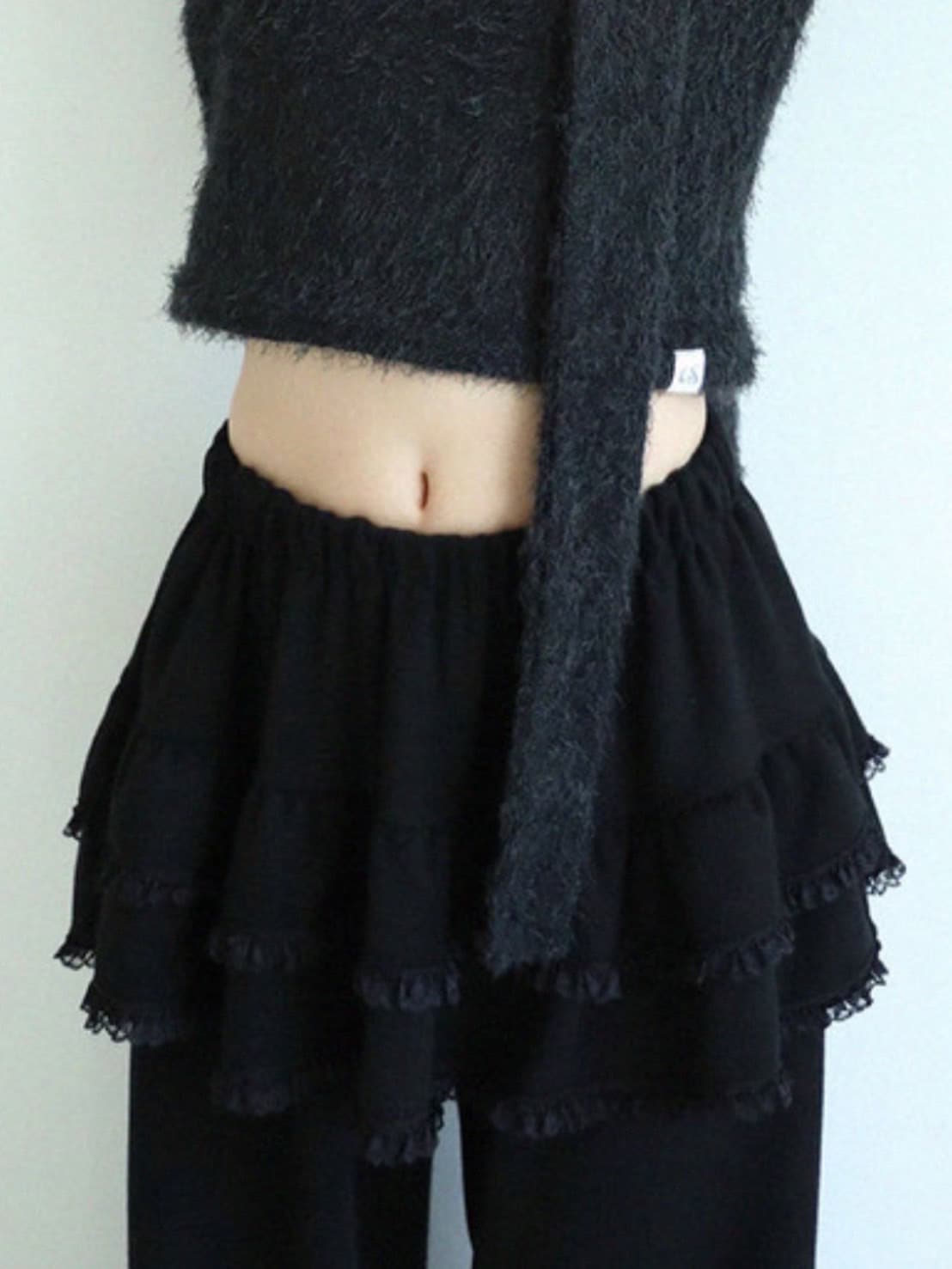 12/21 20:00 再販【Uglyshadow】LACE CANCAN PANTS