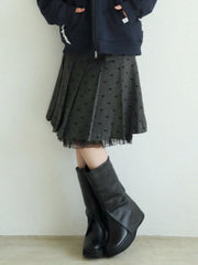 12/21 20:00 再販【Uglyshadow】RIBBON MIDI SKIRT