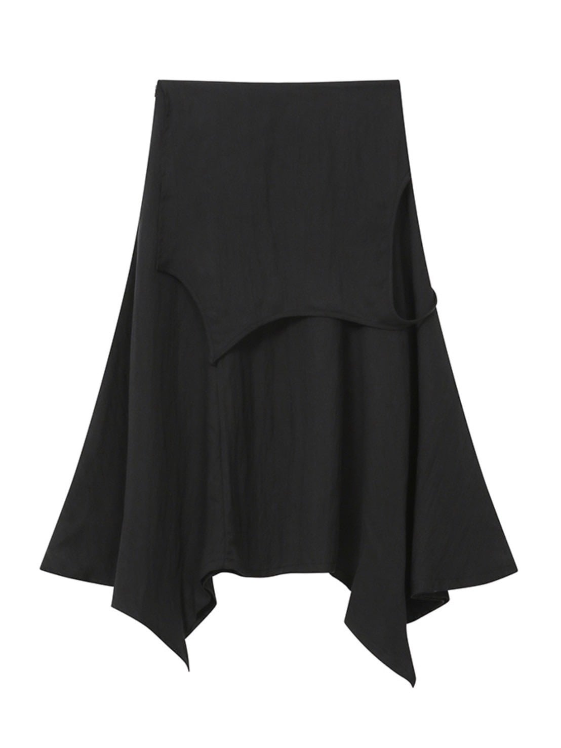 Miseki Seoul フレアスカート ブラック サイズ2 Miseki seoul】Flutter folding Skirt – PRESSING WEB SHOP
