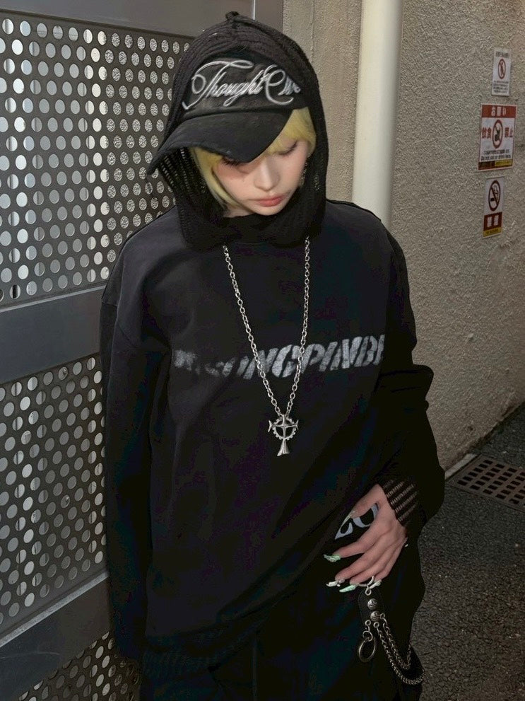 【Never mind the XU】washed long sleeve / 【ネバーマインドザエックスユー】ウォッシュ長袖Tシャツ (2color)