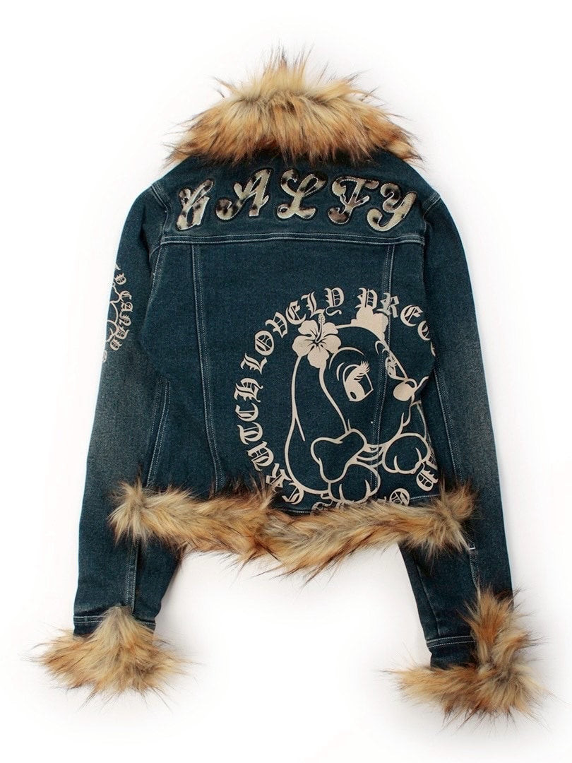 【GALFY】ぎゃるちゃんファーデニムJKT