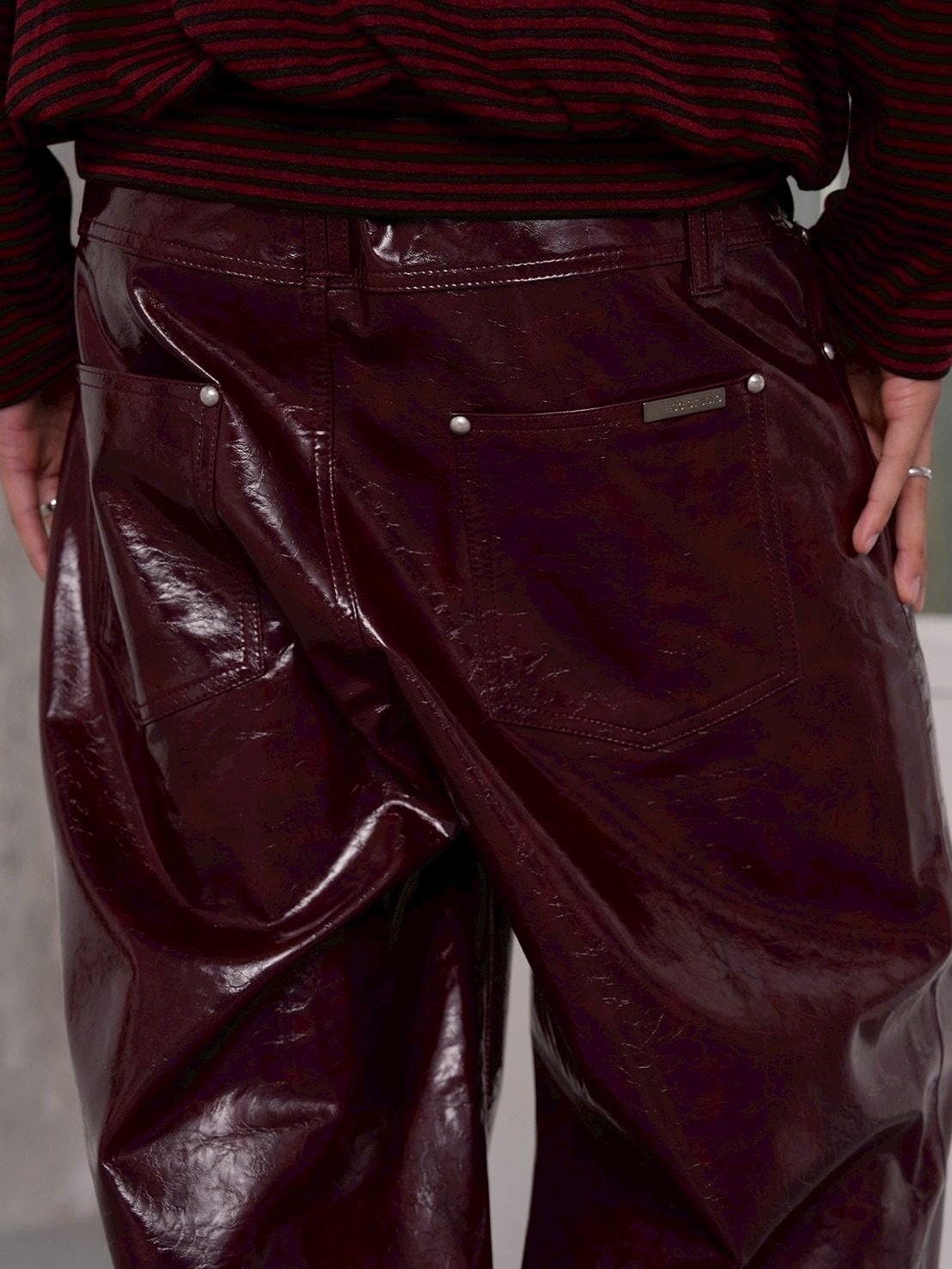 【ESC STUDIO】Patent leather pants