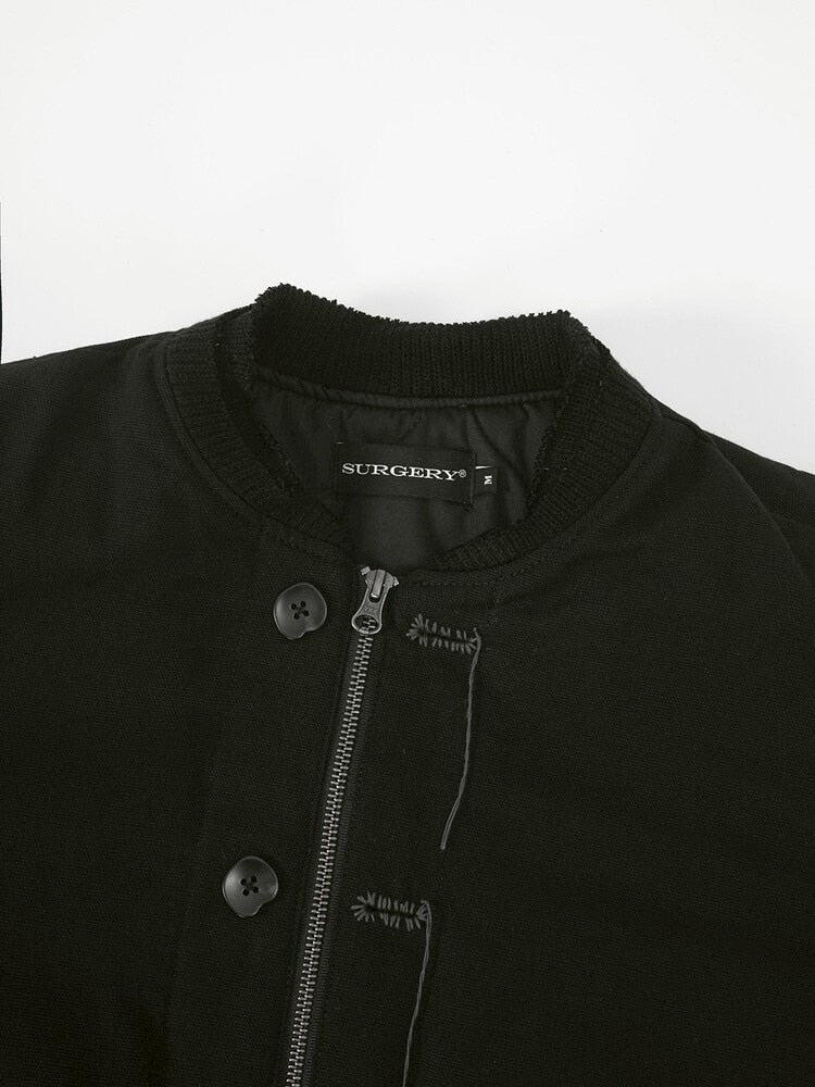 【SURGERY】surgery Scarline varsity jacket