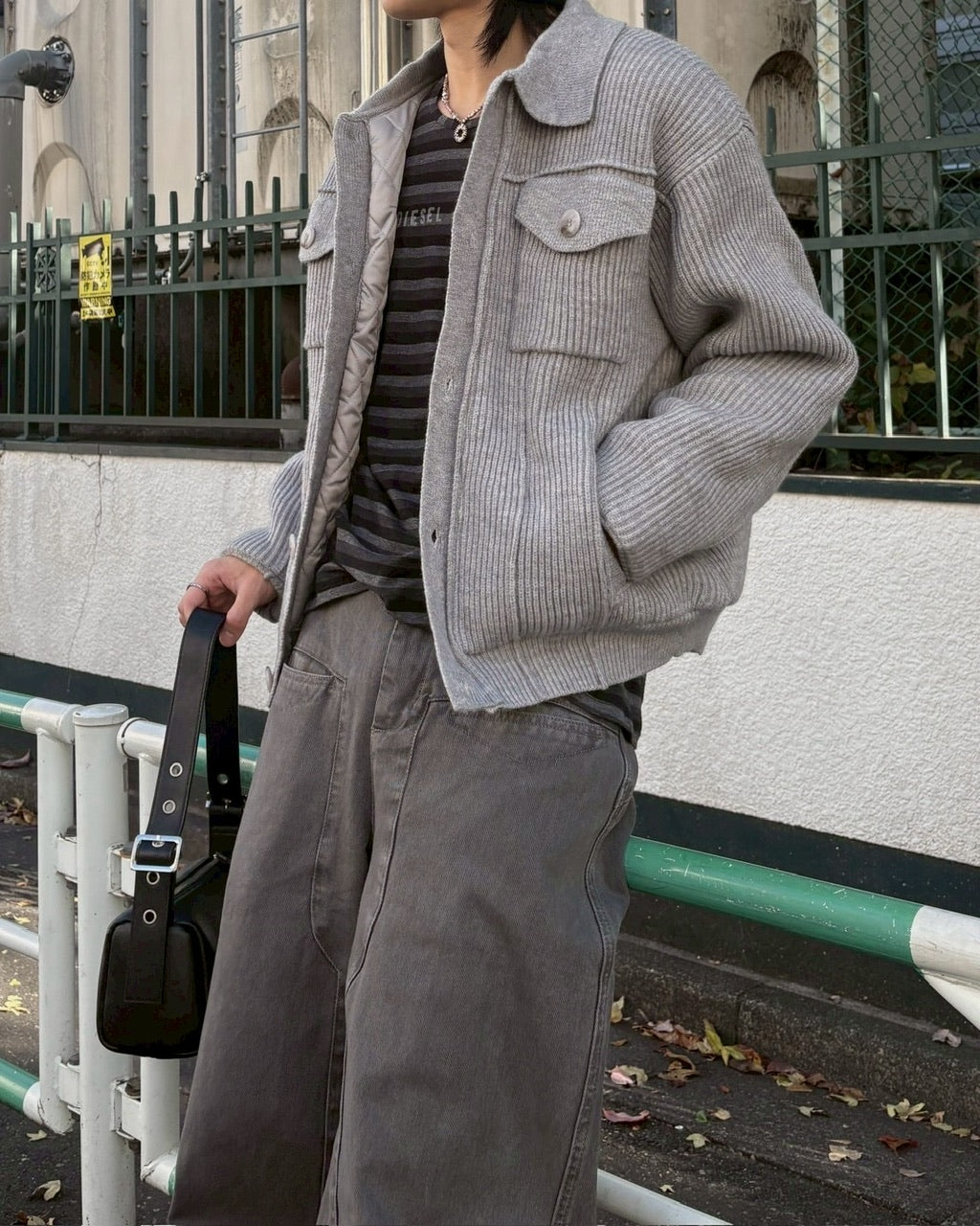 受注制【nmtc +】wool padding knit blouson / 【エヌエムティーシープラス】ウールパディングニットブルゾン (3color)