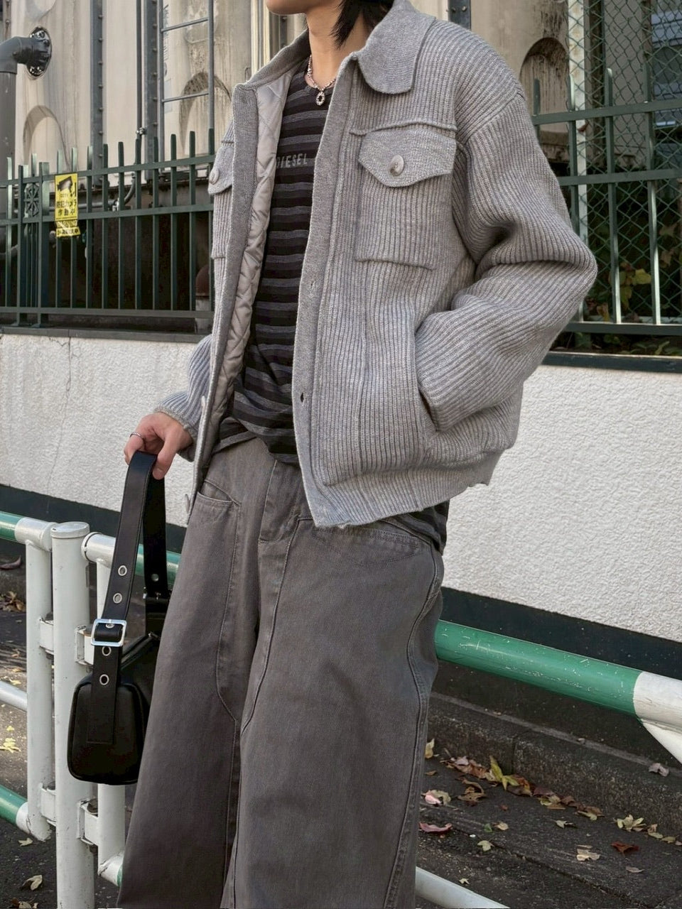 受注制【nmtc +】wool padding knit blouson / 【エヌエムティーシープラス】ウールパディングニットブルゾン (3color)