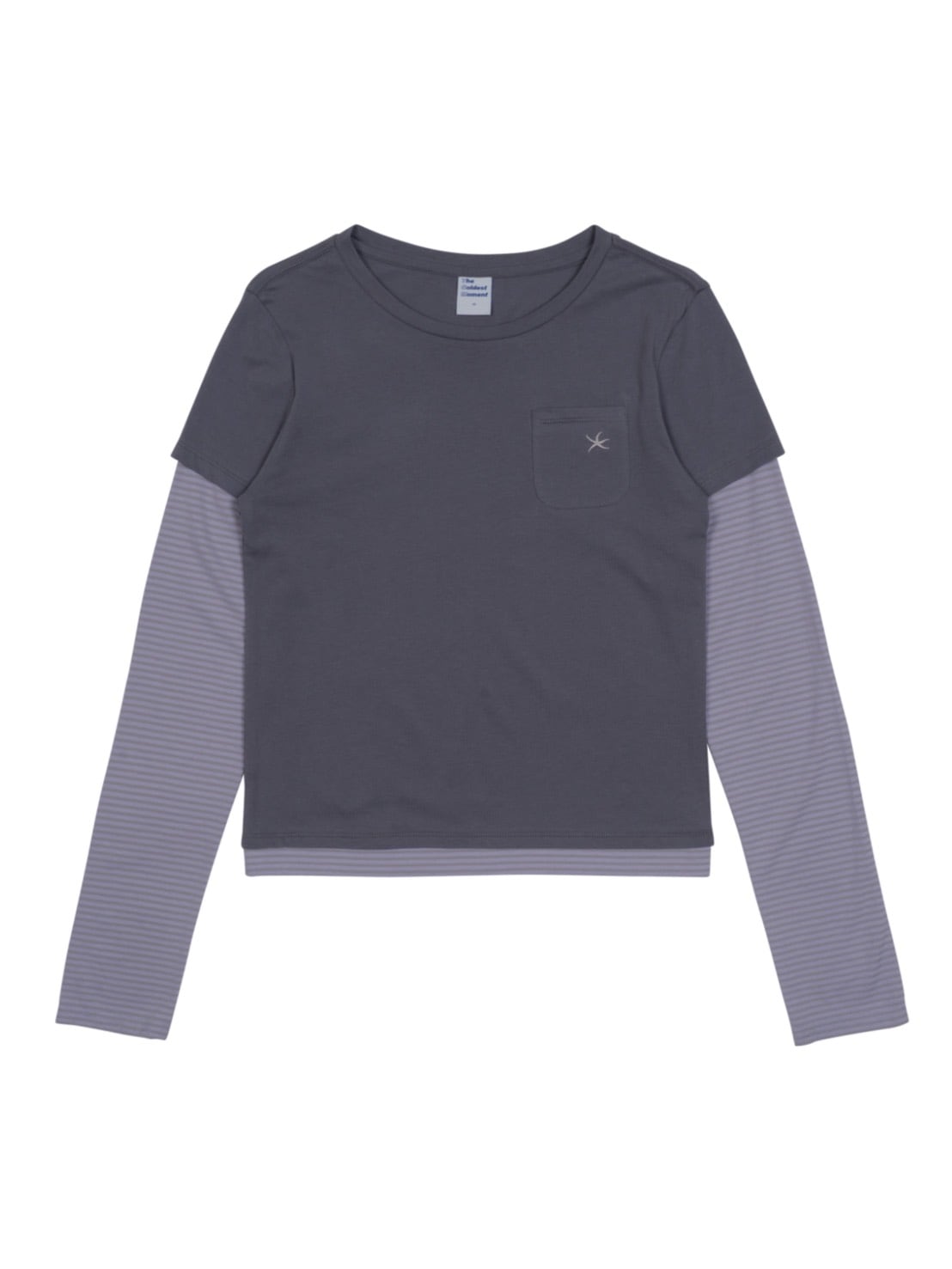 【THECOLDESTMOMENT】TCM stripe layered long sleeve