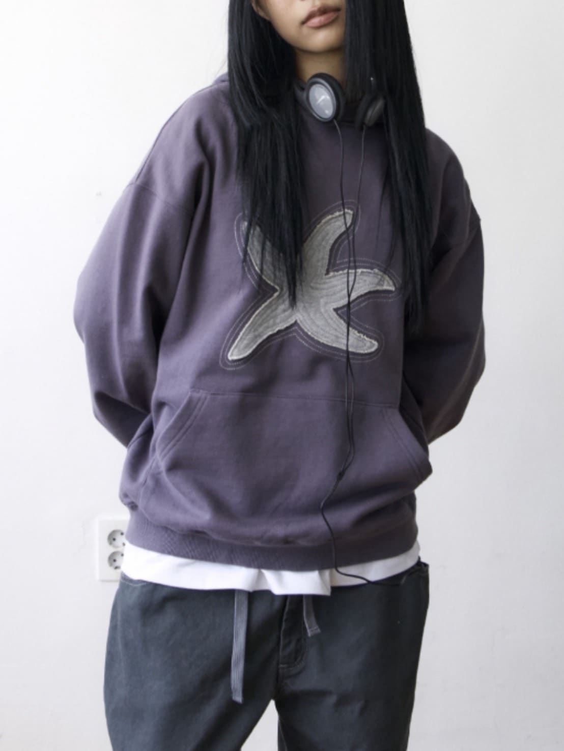 【THECOLDESTMOMENT】TCM starfish contour hoodie
