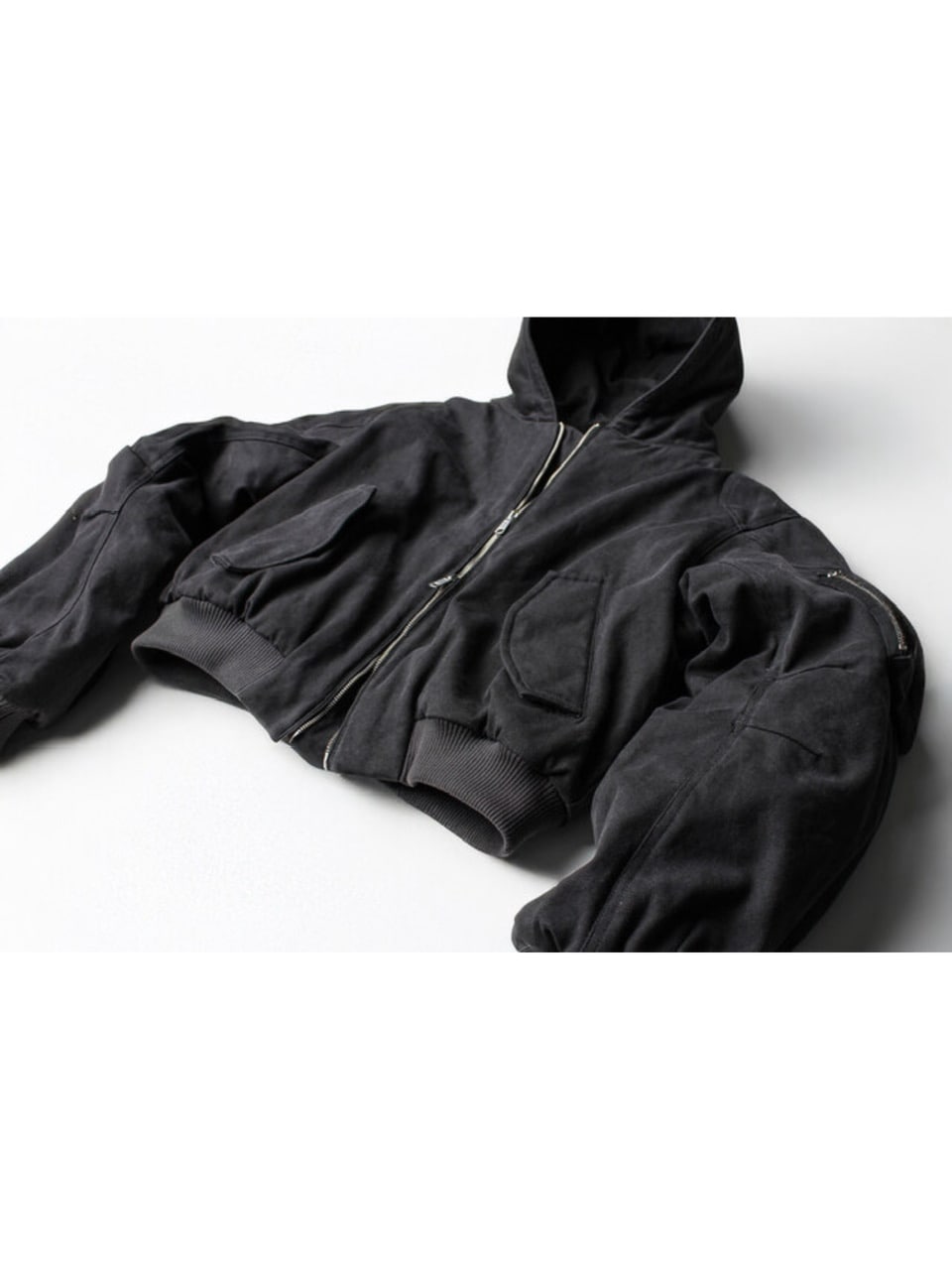 【roaringrad】WASHED HOOD BOMBER