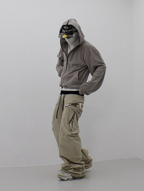 【roaringrad】BALACLAVA FLEECE HOOD JACKET