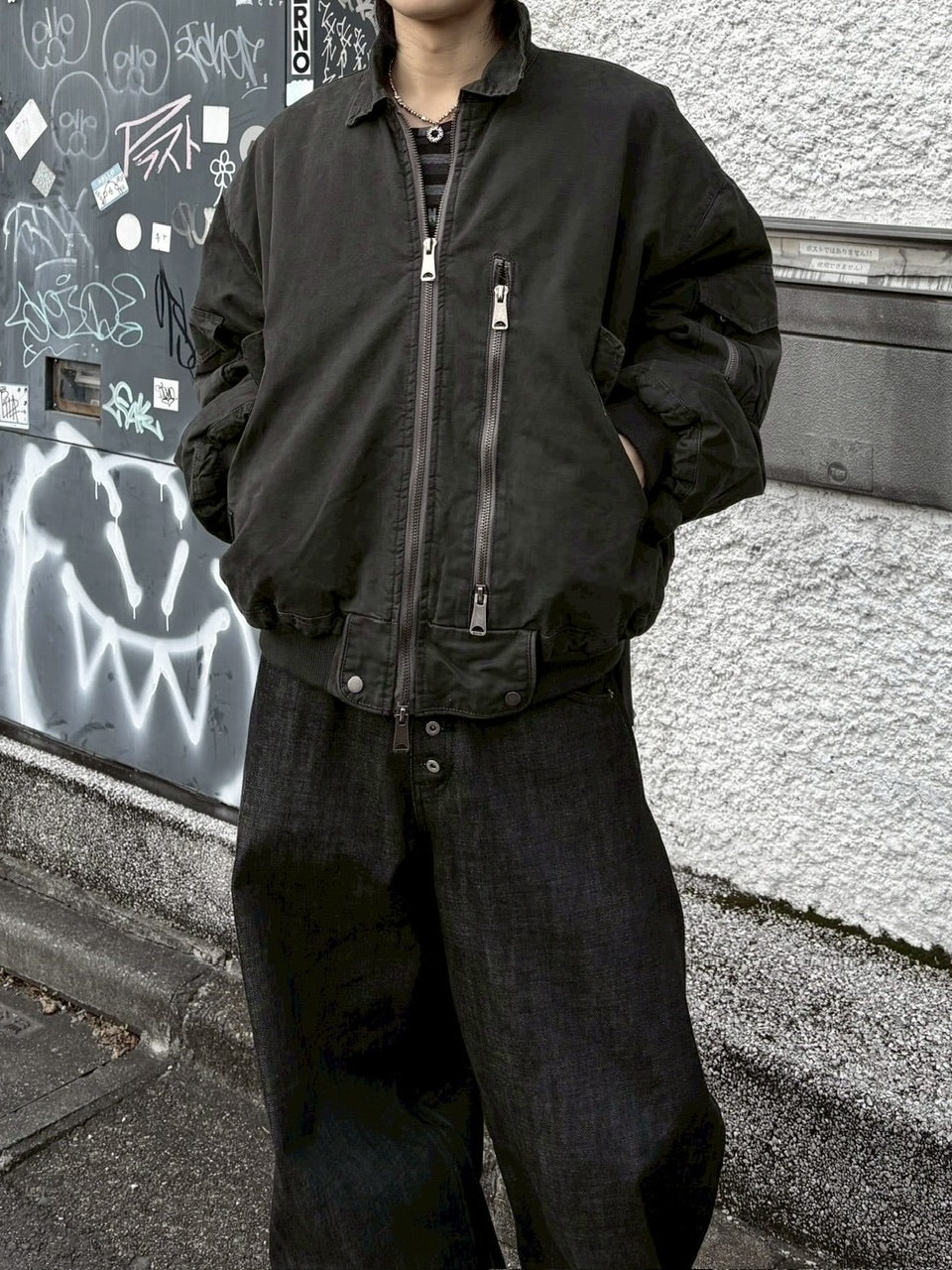 【youll】vintage wash MA-1 (2color)