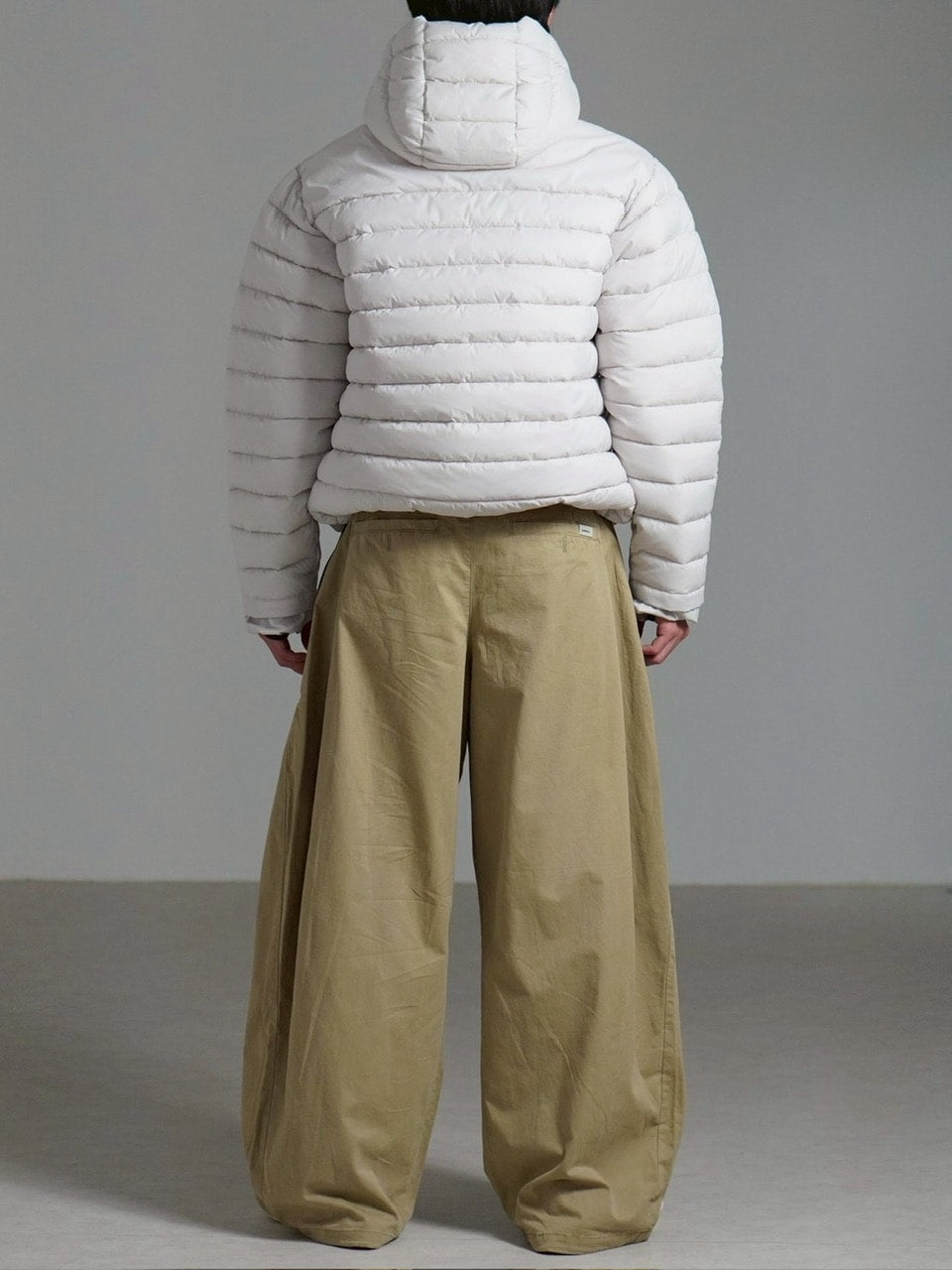 受注制【Chikashitsu +】pleats chino wide pants / 【チカシツプラス】プリーツチノワイドパンツ (2color)