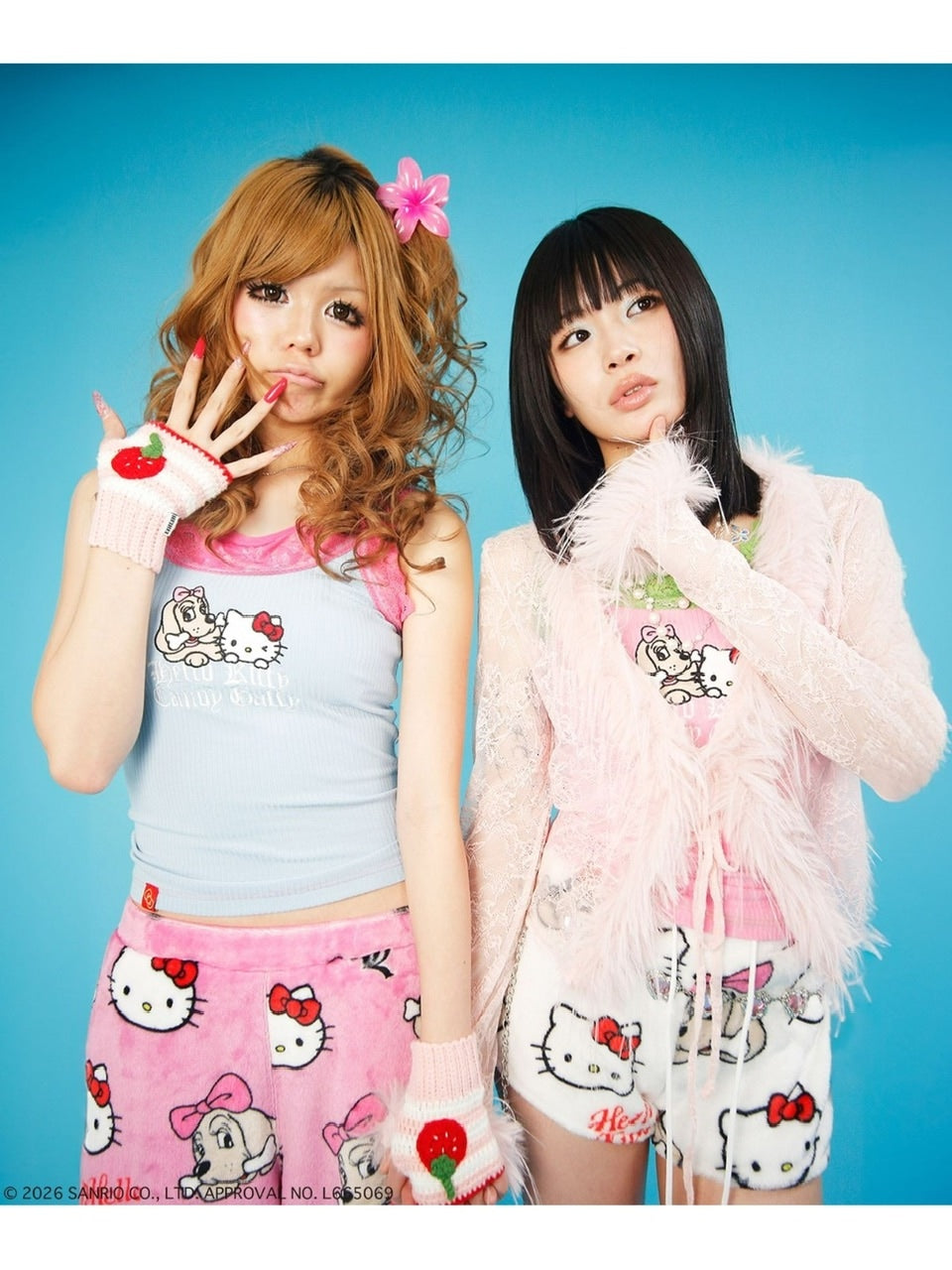 【GALFY×KITTY】仲子レースタンク / 【ガルフィー×キティー】キティレースキャミソール