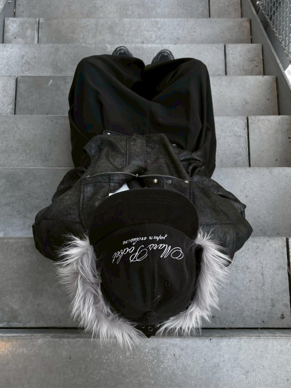 【MARSPOCKET】ear fur flightcap / 【マースポケット】ファーフライトキャップ