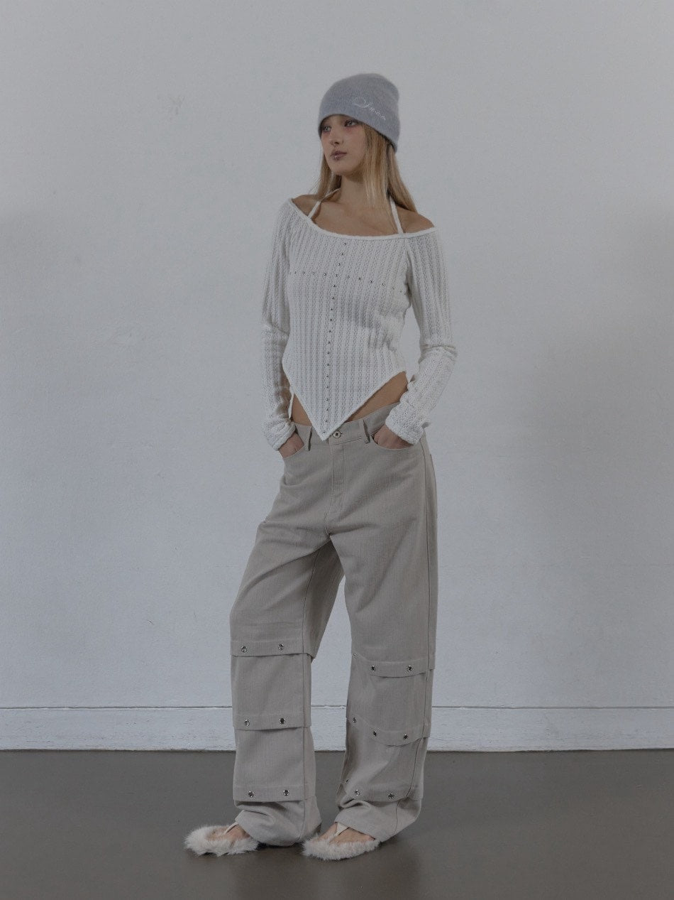 【SETUP‐EXE】ANGORA LOGO BEANIE / 【セットアップエグゼ】アンゴラロゴビーニー