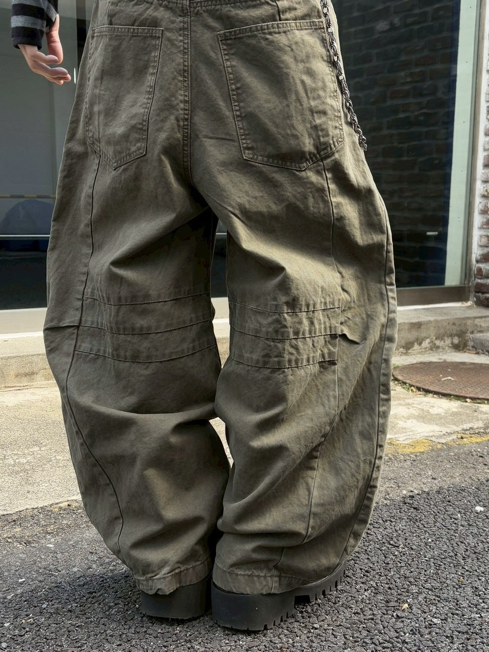 受注制【youll】cotton curve pants (2color)