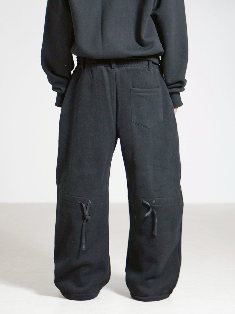 受注制【Chikashitsu +】layered heavy sweat pants (2color