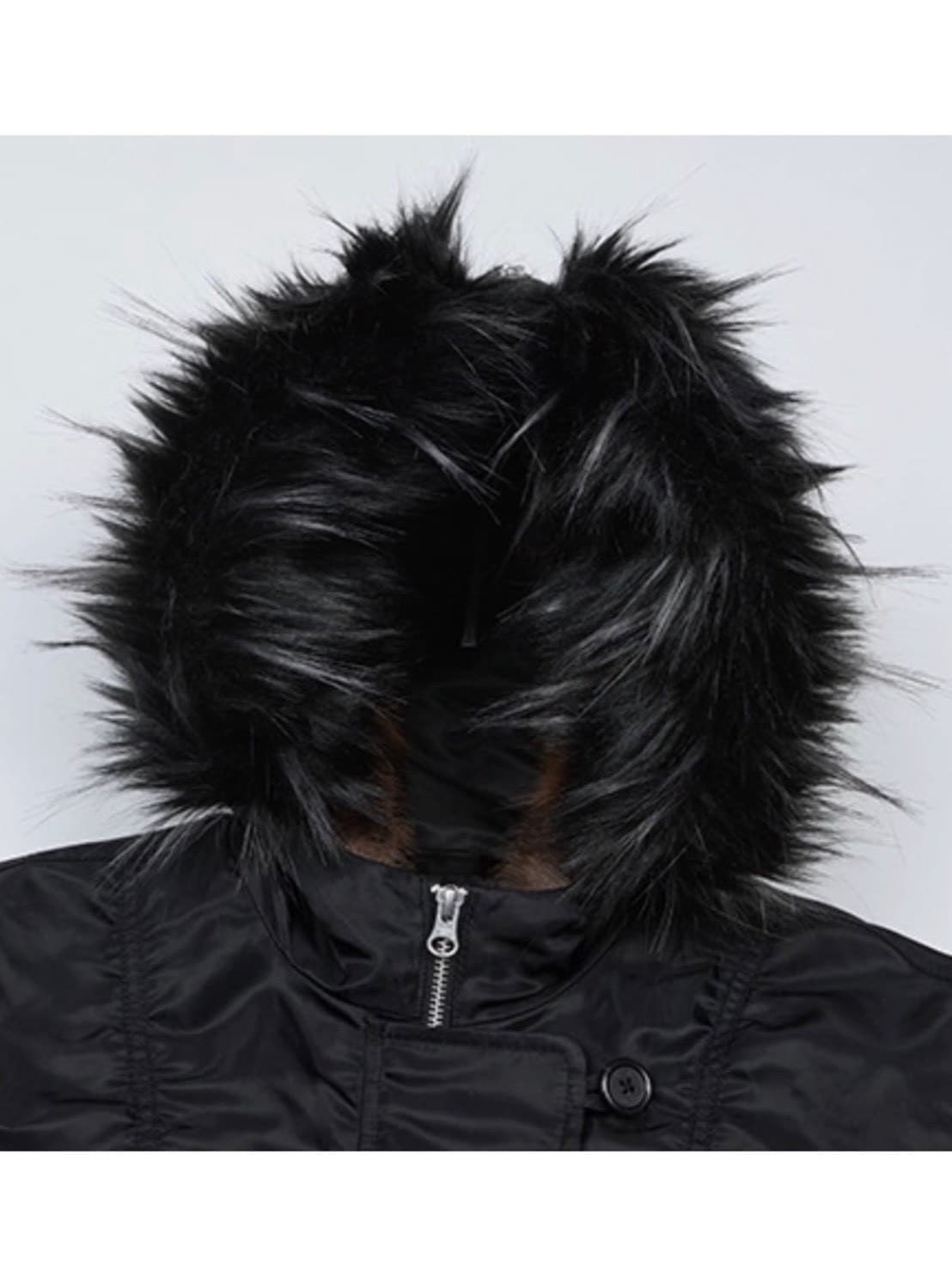 【NOT KNOWING】Fur Trim MA-1 Padded Jumper