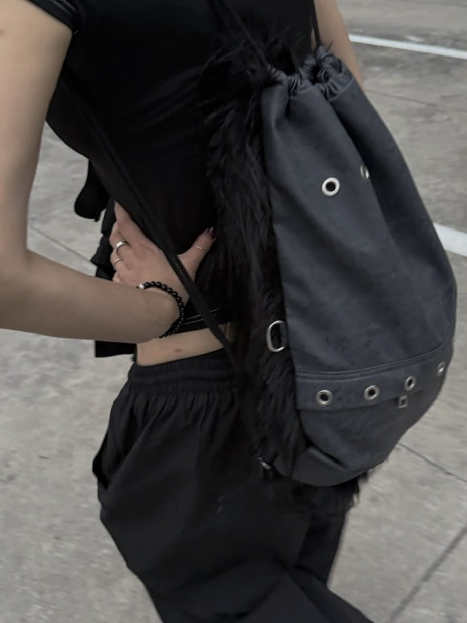 【BLACK PURPLE】Lucky Wolf Bag