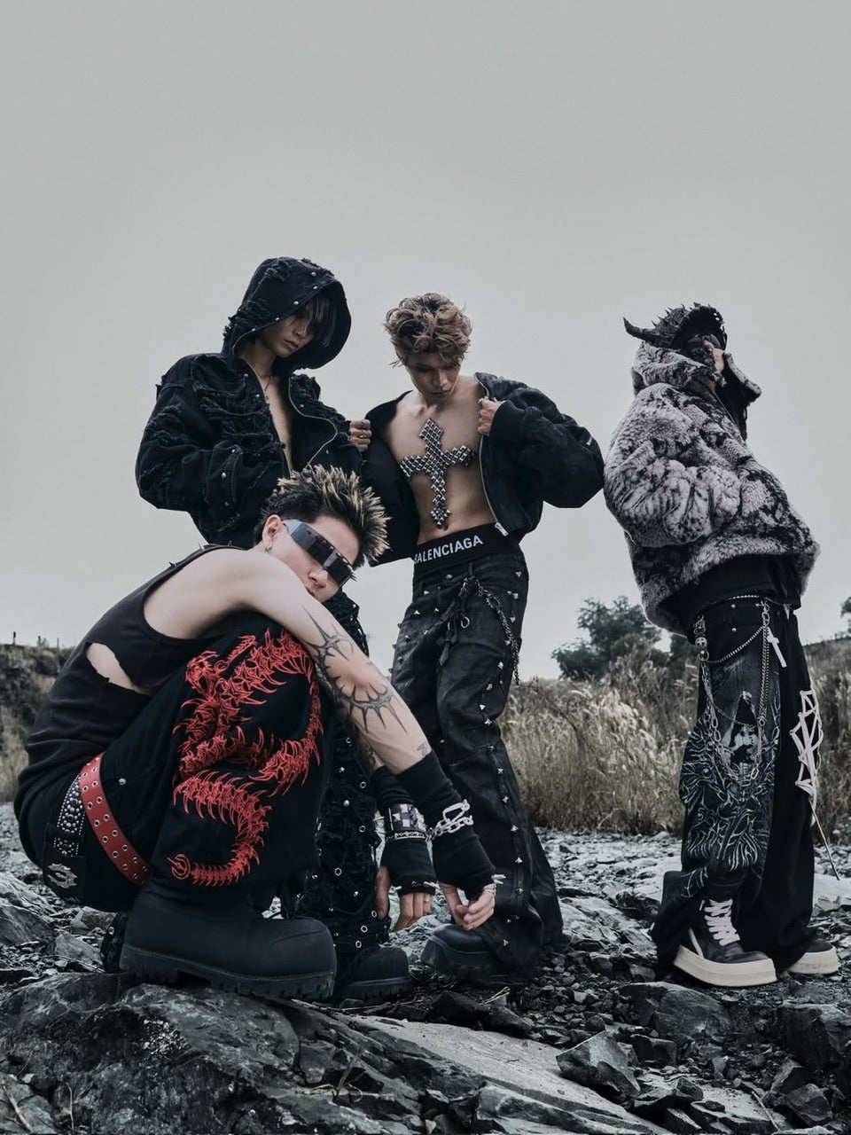 2/28 20:00発売【UNIZ】UNIZ Sigil Pants / 【ユニズ】グラフィックデニムパンツ