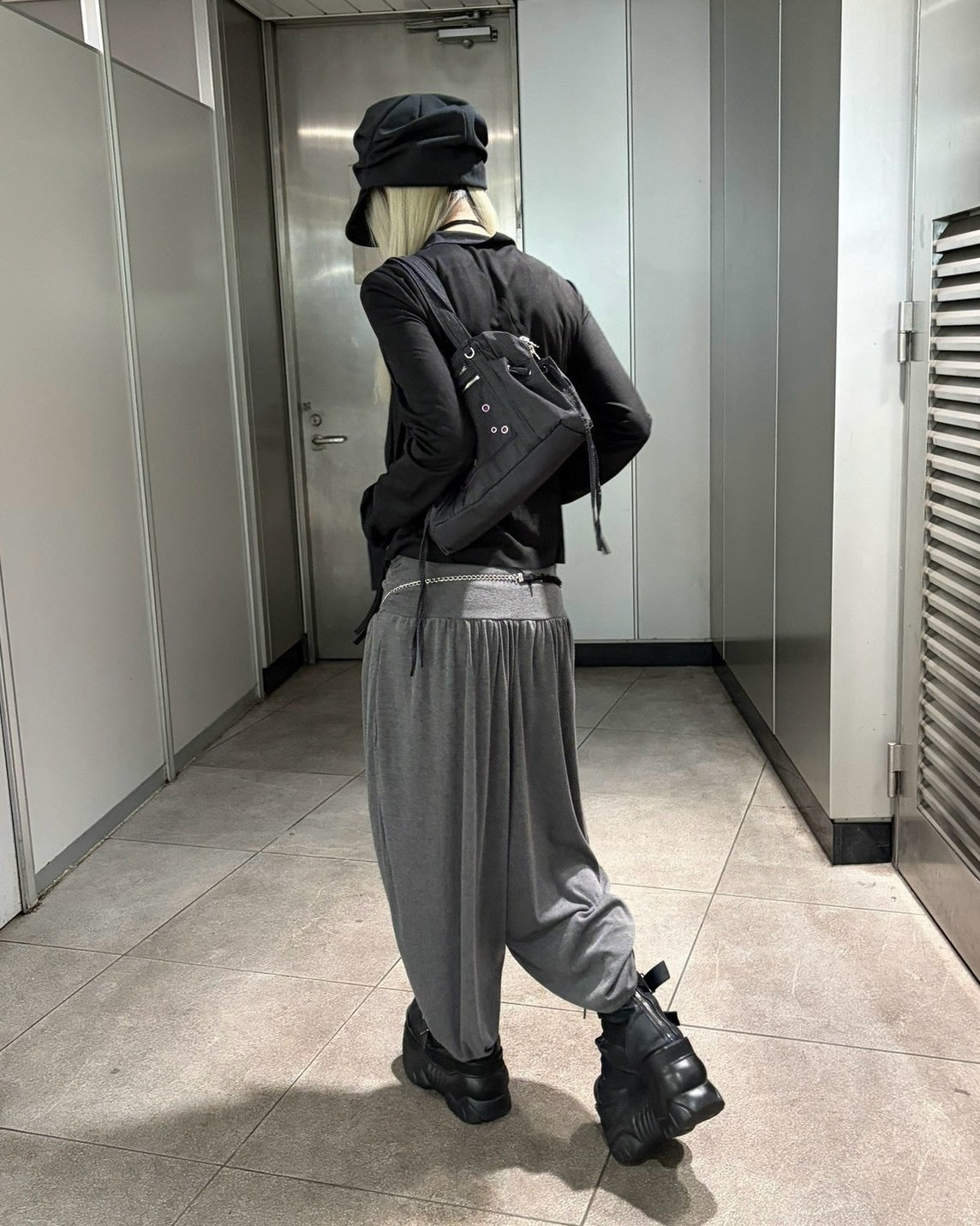 受注制【nmtc+】sweat sarouel pants (3color)