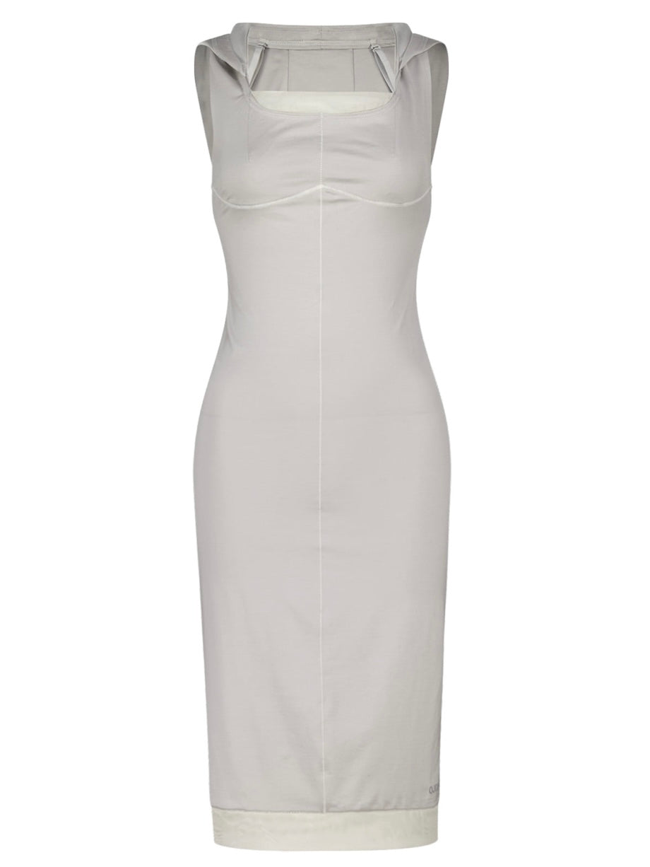 【OJOS】Flatseam Halter Midi Dress