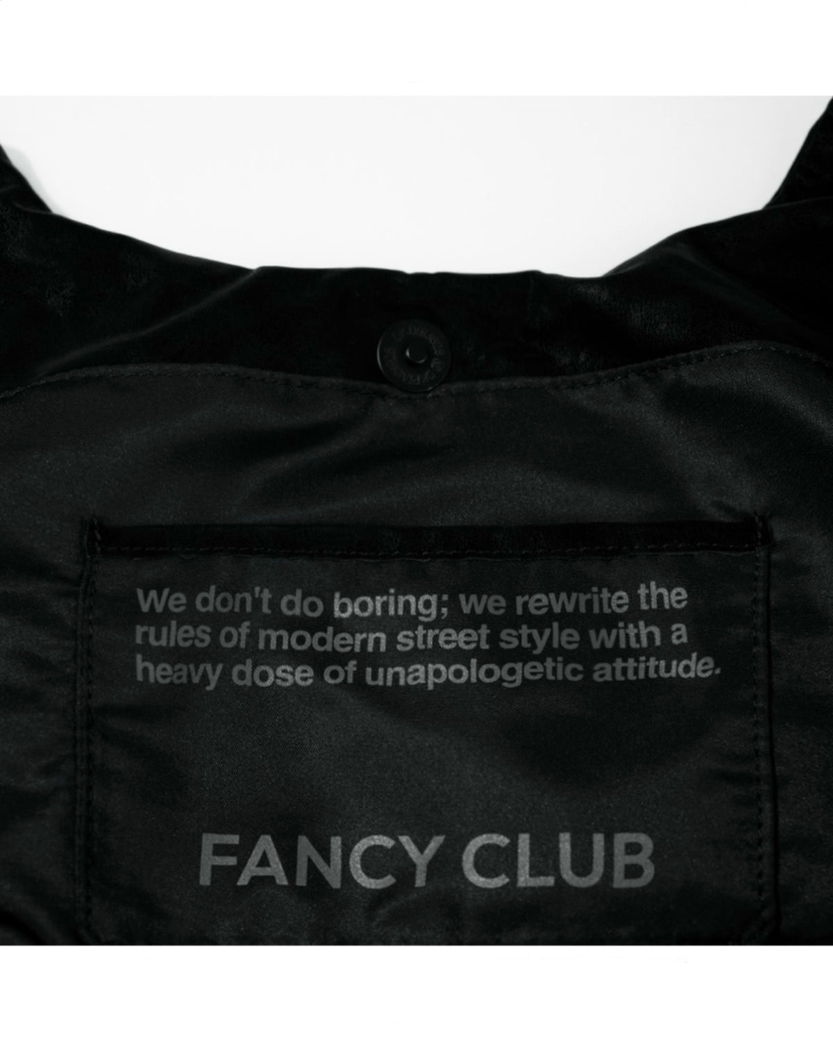 【FANCY CLUB】DRAPE FRINGE HOBO BAG