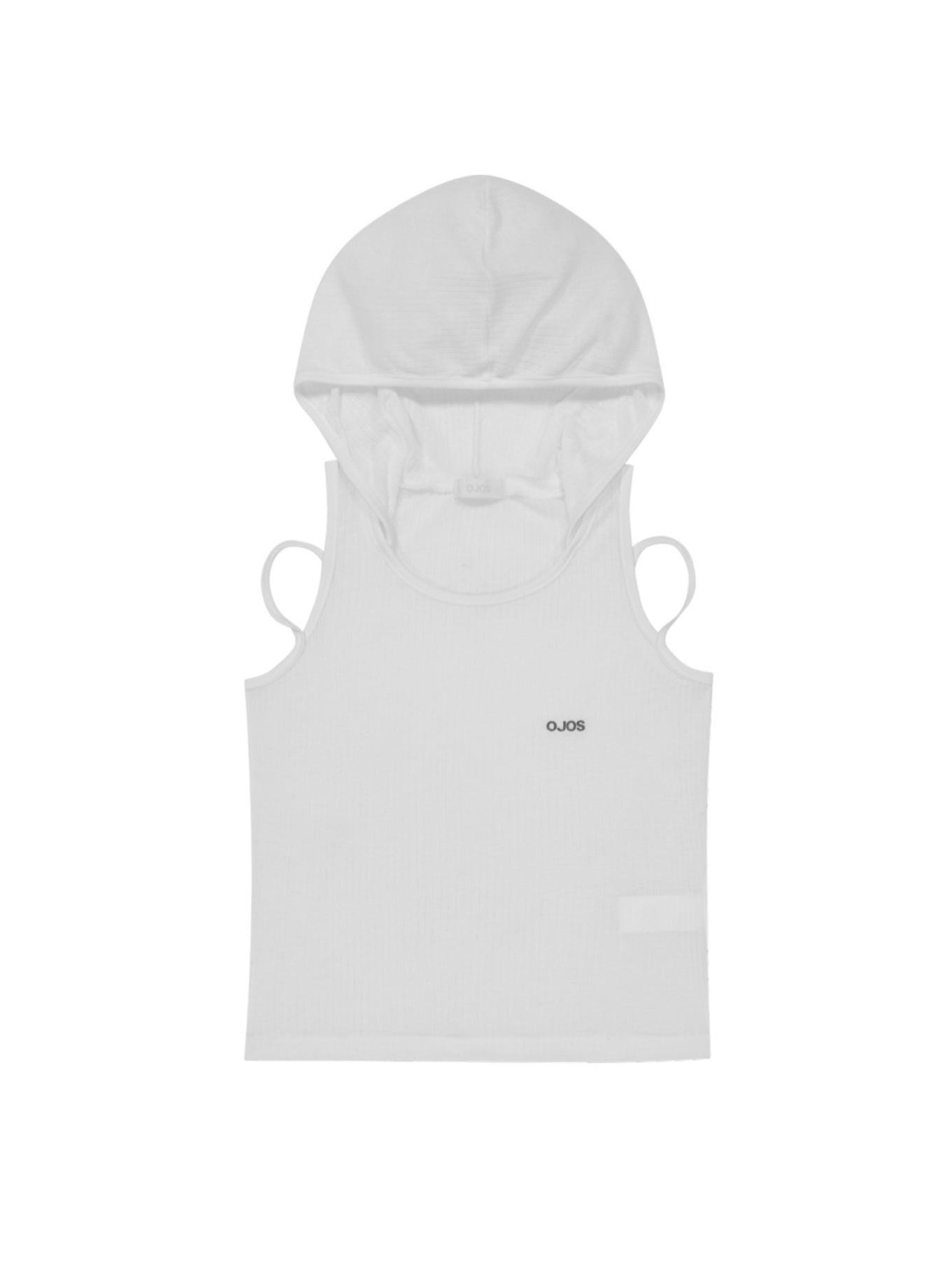 【OJOS】Rib Hood Sleeveless