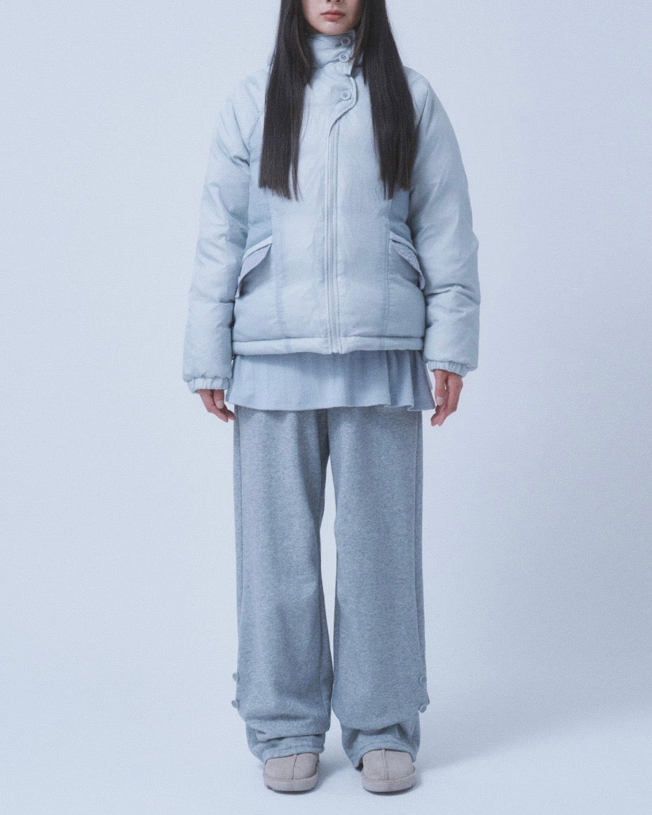 【TUOMIO】ROLL-UP BUTTON SWEATPANTS