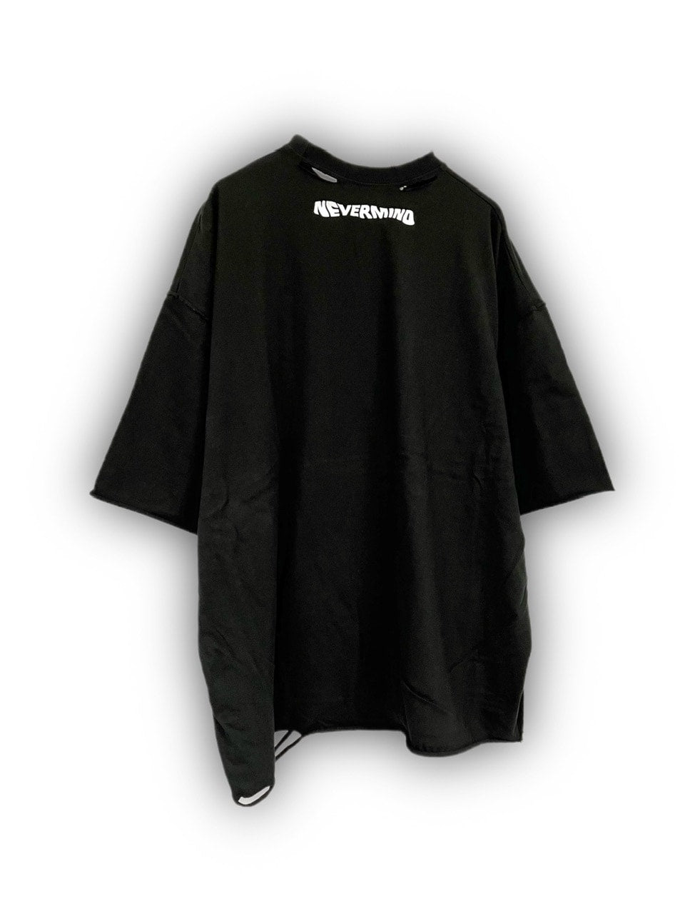 【Never mind the XU】print damage tee (2color)