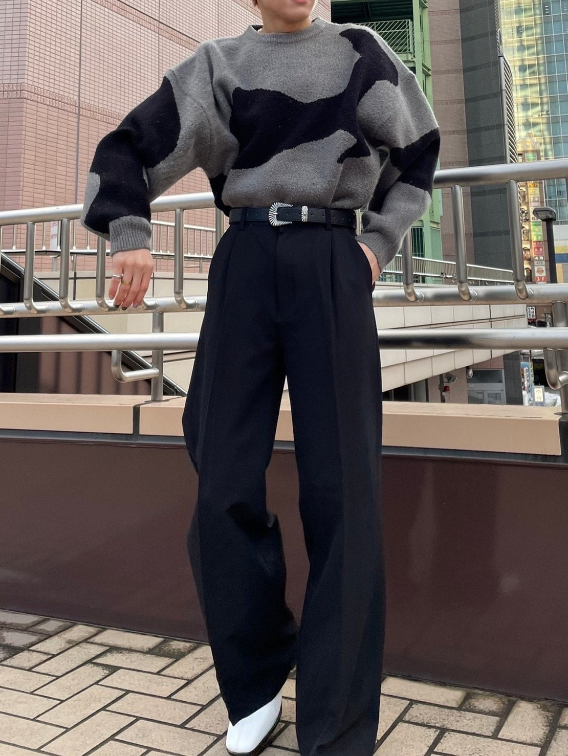 受注制【Chikashitsu +】simple slacks (3color) / 【チカシツプラス】シンプルスラックス