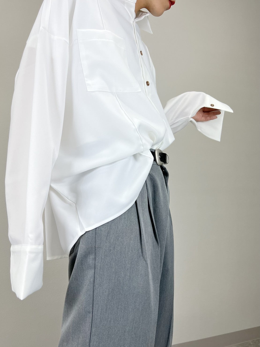 受注制【Chikashitsu +】stitch cargo slacks (3color)